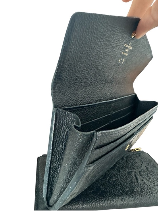 Louis Vuitton Empriente Navy Monogram Wallet W/ Pouch & Box - Picture 4 of 6